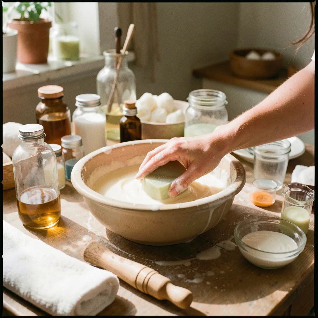 Natuurlijke ingrediënten voor zeep